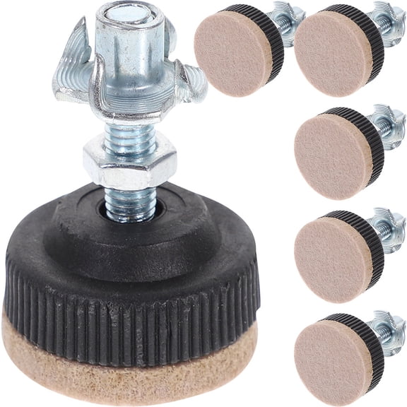 6 pcs Felt Furniture Leveler Adjustable Leveling Legs Furniture Leveling Feet
