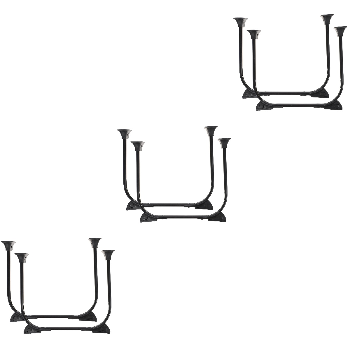 6 pcs Folding Hairpin Legs Metal Hairpin Furniture Table Legs for TV