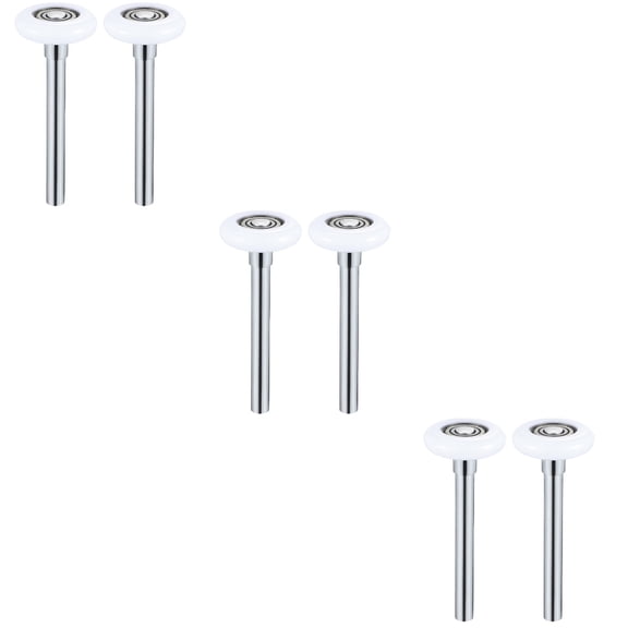6 pcs Garage Door Roller Nylon Roller With Stem Garage Door Replacement Roller