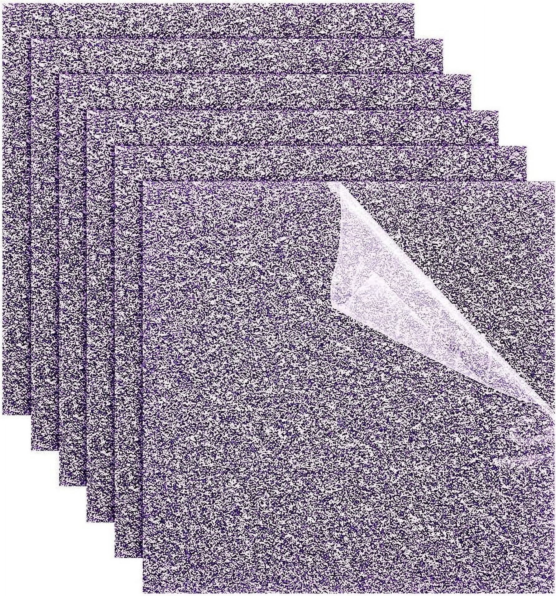 6 pcs Glitter Acrylic Sheets 5.9x5.9 inch with 0.1 inch Thick Medium Purple Square Glitter Acrylic Panel for DIY Decoration Crafts Laser Cutting Engraving Medium Purple 6pcs