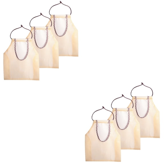 6-Pack Reusable Mesh Hanging Bags for Fruits and Vegetables, Kitchen Storage Organizer, Breathable Produce Storage Solution