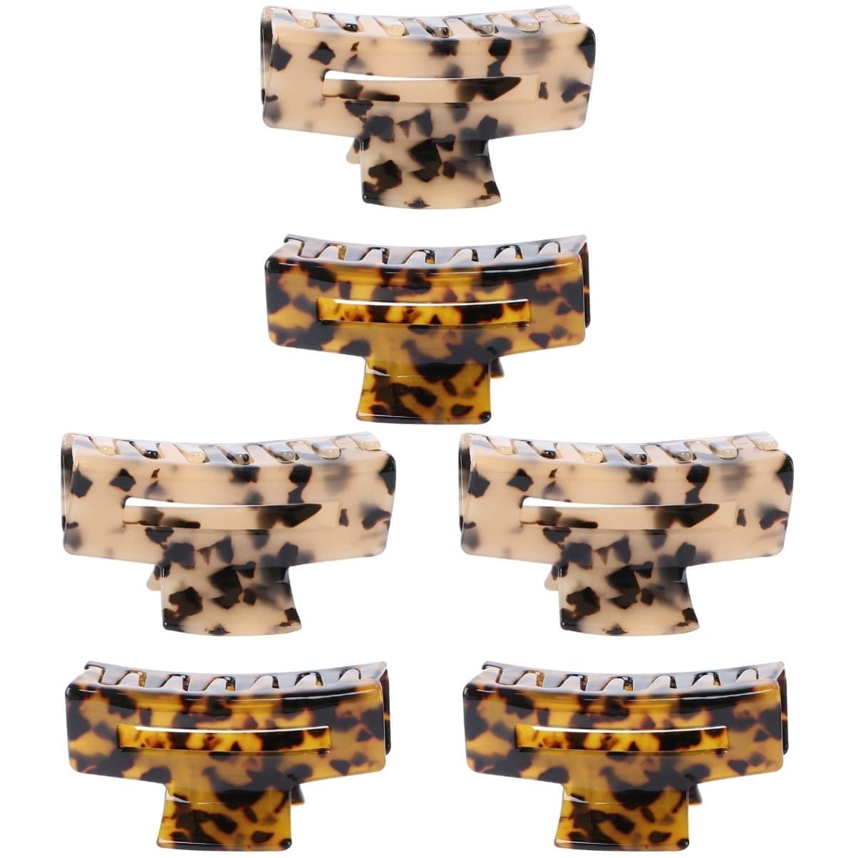 6 pcs Jaw Women Decoration Ladies Clips Fashionable Design Accessories