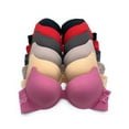 thumbnail image 1 of 6 pcs Max Lift Power Wired Add 2 Cup Sizes T-Shirt Double Push Up Bra 36C (7130), 1 of 3