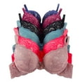 thumbnail image 1 of 6 pcs Max Lift Power Wired Add 2 Cup Sizes T-Shirt Extreme Padding Push Up Bra (40C, 9901bra), 1 of 5