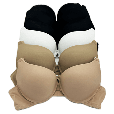 6 pcs Max Lift Power Wired Add 2 Cup T-Shirt Double Push Up Bra