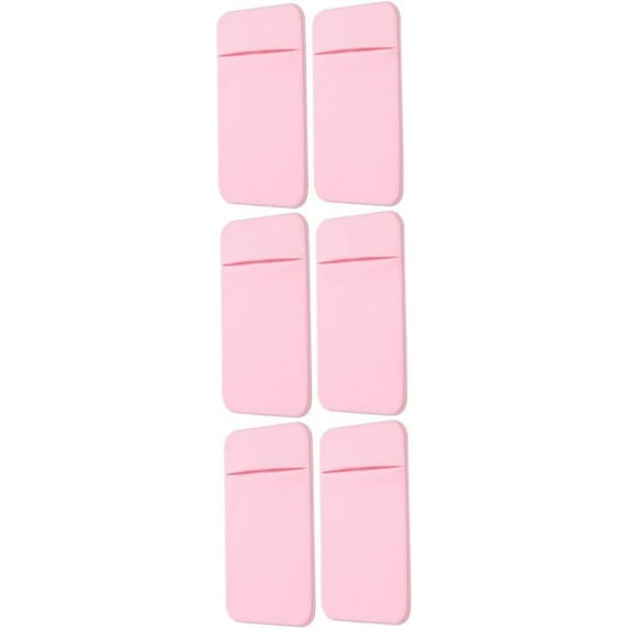 6 pcs Mobile Phone Back Sticker Credit Card Sticker Credit Phone case Phone Wallet Holder to Stretch