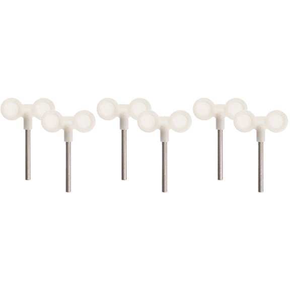 6 pcs Music Box Winder Key Replacement Winding Key 45mm T Shape Bar For Music Box