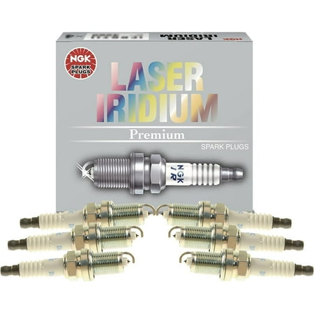 6 pcs-NGK Laser Iridium Spark Plugs #4589-For Toyota Lexus OEM Set IFR6T-11