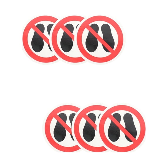 TAILTOSS 6-Pack Self-Adhesive No Step Warning Decals for Equipment ...
