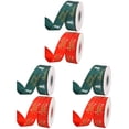 thumbnail image 1 of 6 pcs /Package Christmas Decoration Ribbon Printed Ribbon DIY Supplies Xmas Ribbon, 1 of 8