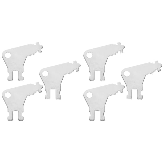 6-Pack Paper Towel Dispenser Keys for Commercial Toilet Paper Dispensers Compatible with Model 50504, and Easy to Use