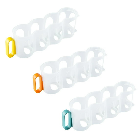 6 pcs Refrigerator Drink Can Organizer Beer Can Storage Dispenser Refrigerator Beverage Holder
