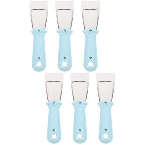 FUEENIRVA Refrigerator Ice Shovel Blue Multi-Use for Kitchen Deicing Tool 6Pcs