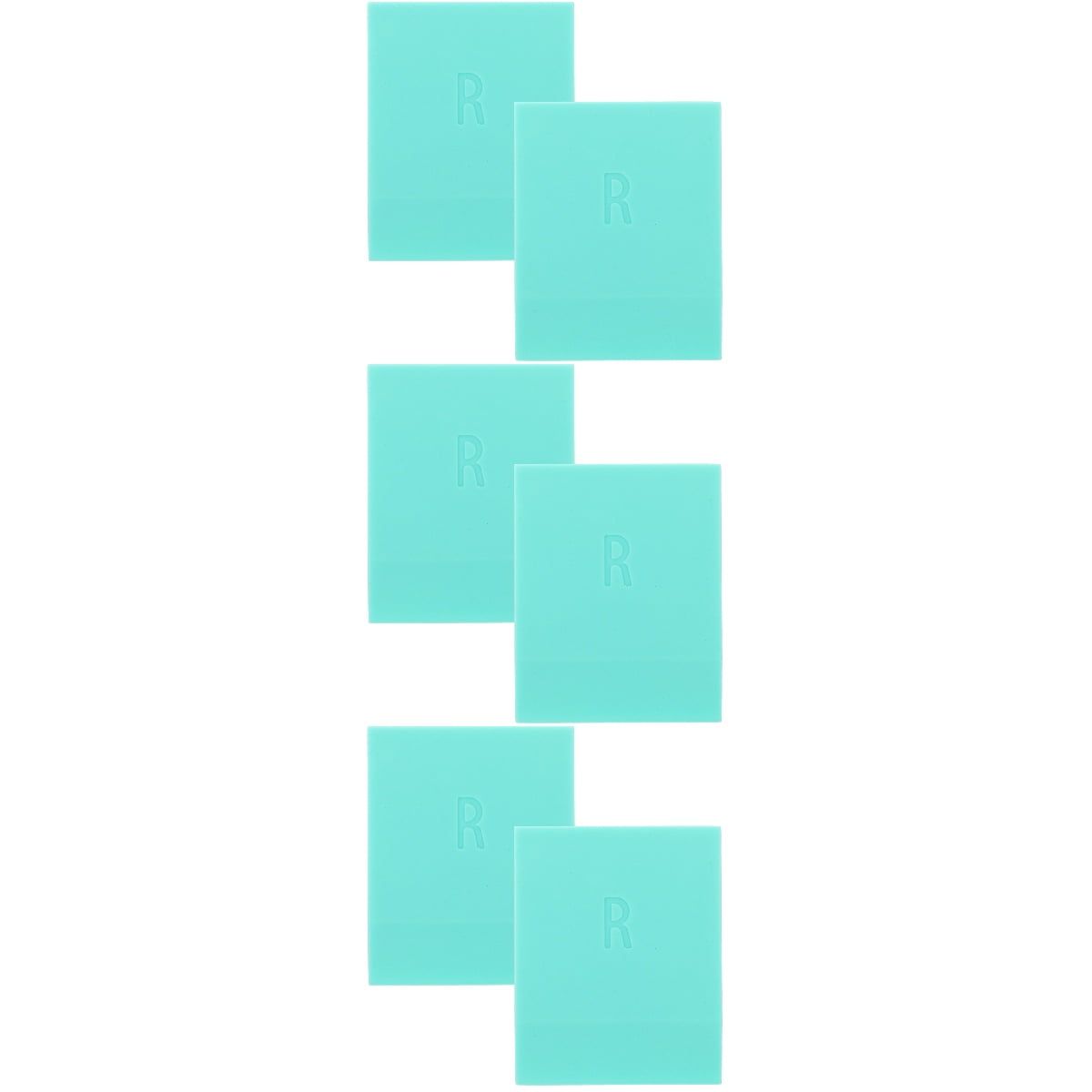 6 pcs Screen Printing Scrapers Rubber Ink Scraper Wear Resistant Screen Ink Scraper