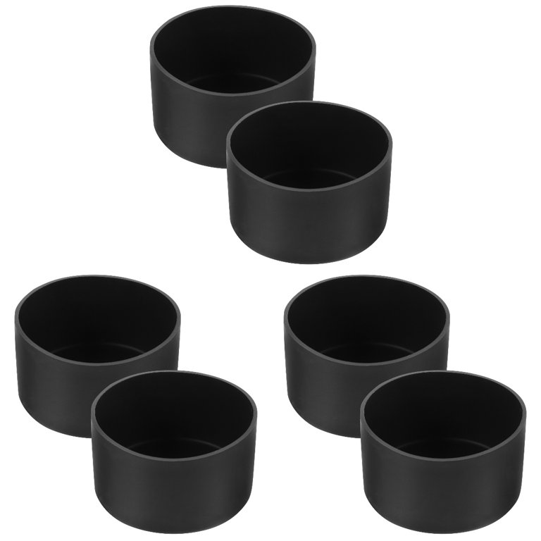 JECOMPRIS 6pcs Silicone Water Bottle Boot - Skid Resistant Bottom Protector Cover For Tumblers