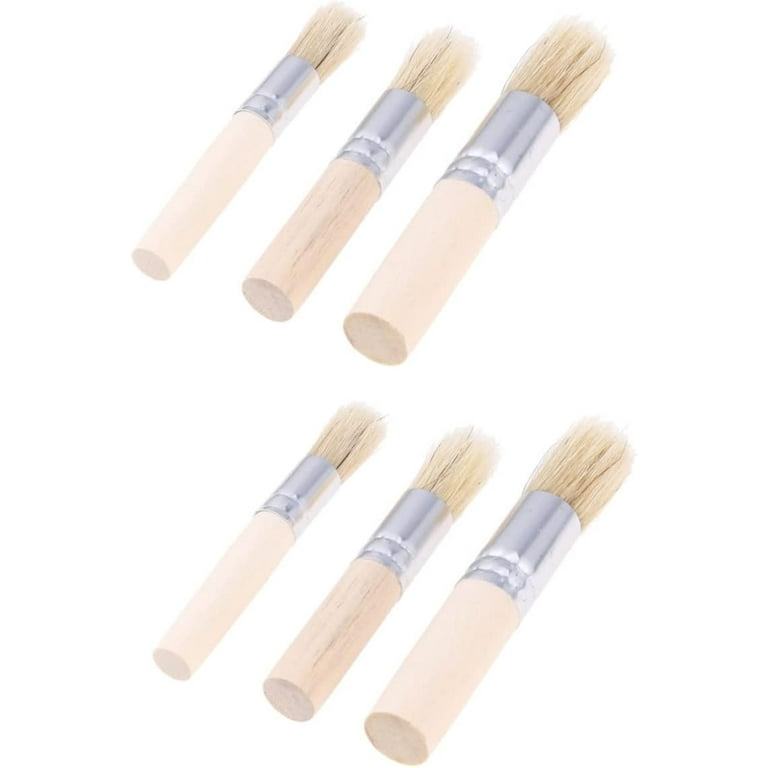 6 pcs Sizes Clear Wood Crafts Decor Acrylic Natural Brush Cabinets Template  Vehicle Furnitur Soft Dark Drawing Stencil Brushes Acrilico Watercolor Pig  Painting Craft & Home 