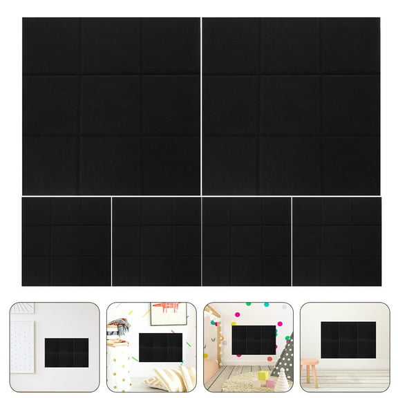 6 pcs Soundproof Wall Panels Sound Absorbing Wall Panels Acoustic Sound Insulation Panels
