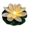 thumbnail image 1 of 6 pcs Waterproof Floating Lotus Light -LED Floating Flower Light Battery Operated Water Activated Warm White Pool Flower Lamp Wedding,Anniversary,Garden,Swimming Pool Decoration, 1 of 4