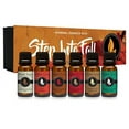 thumbnail image 1 of 6 piece Eternal Essence Step Into Fall Gift Set Premium Fragrance Oils Almond Coconut Milk, Fire Amber, Sexy Cinnamon Clove, Reindeer Retreat, Warmth of The Holidays, Tobacco Vanilla, 1 of 4