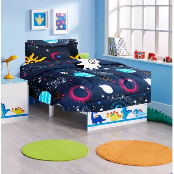 6-Piece Twin Space #2 Bedding Comforter and Sheet Set for Teens