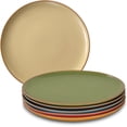 thumbnail image 1 of Ceramic Dinner Plates Set of 6, 10 inch Dish Set - Microwave, Oven, and Dishwasher Safe, Scratch Resistant, Modern Rustic Dinnerware- Kitchen Porcelain Serving Dishes - Vanilla White, 1 of 8
