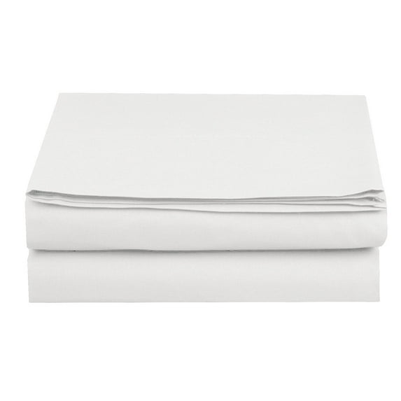 6 pieces of Fitted Sheet set, King Size, White