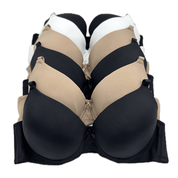 6 pieces of Pushup Underwired Lace Lady's Gentle Push Up Bra A B C Cup 34B (83415-53RE4)