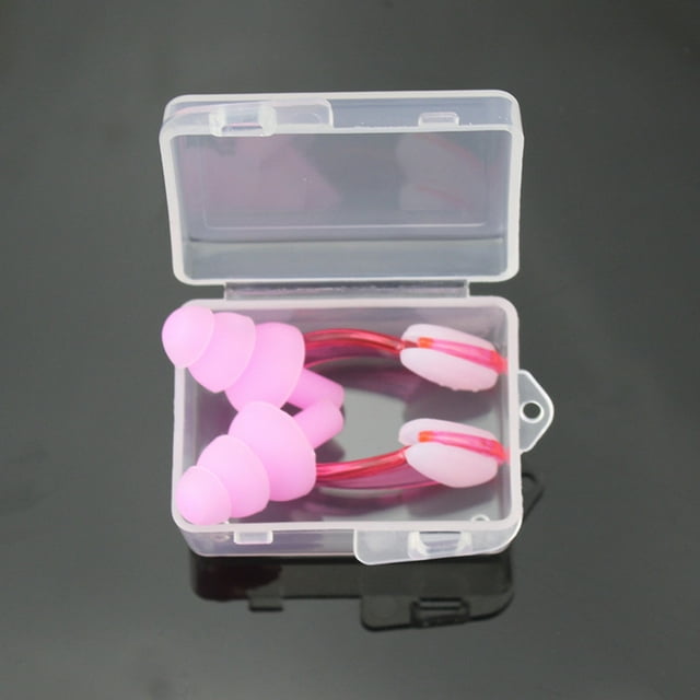 6 pieces of waterproof and chokingproof swimming earplugs and nose