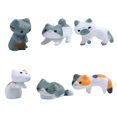 thumbnail image 1 of 6 pieces/set of cute cat garden trinkets landscape home garden decoration, 1 of 9