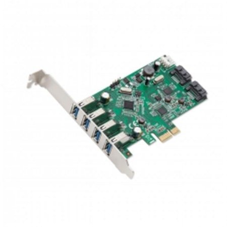 -6-port (4x USB 3.0; 2x SATAIII) PCIe x1, Revision 2.0, VLI/ASMedia Chipsets with Standard & Low Profile Brackets