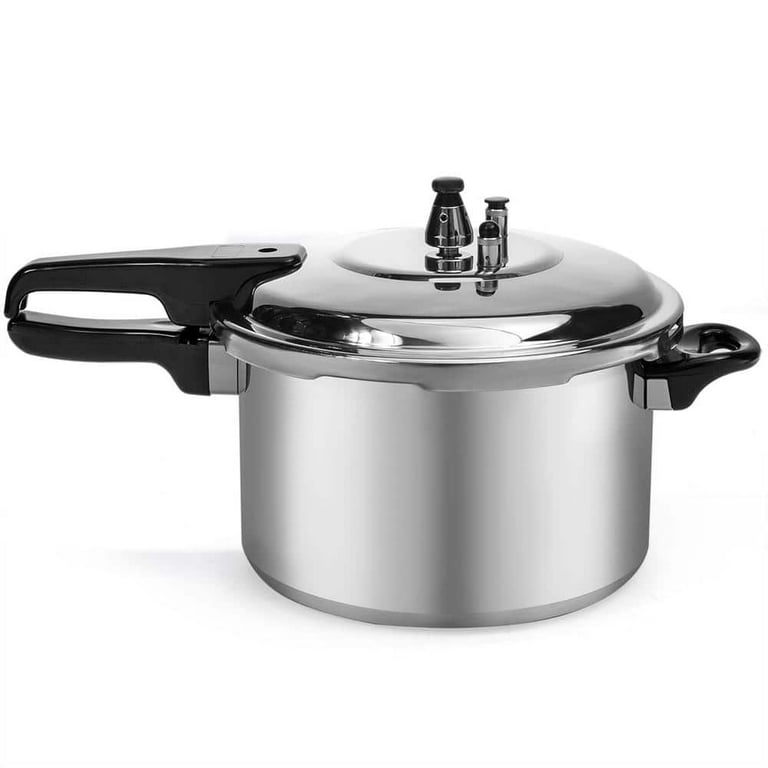 6 qt. Aluminum Stovetop Pressure Cooker with Pressure Release Walmart