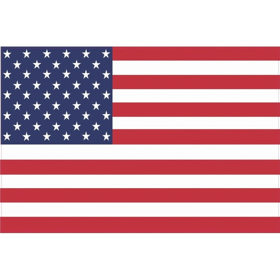 6in x 4in United States Flag Magnet Vinyl Flag Vehicle Bumper Ma