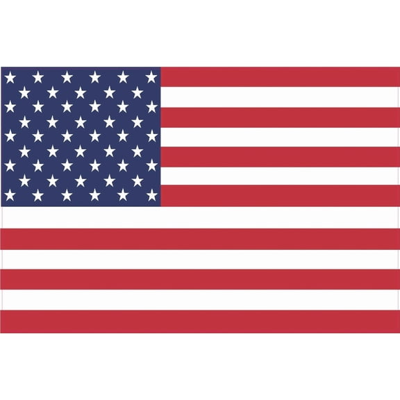 6in x 4in United States Flag Magnet Vinyl Flag Vehicle Bumper Ma