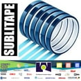 thumbnail image 1 of 6 rolls Heat resistant Tapes Sublimation Press Transfer Thermal Tape 4mm*30m BLUE, 1 of 7