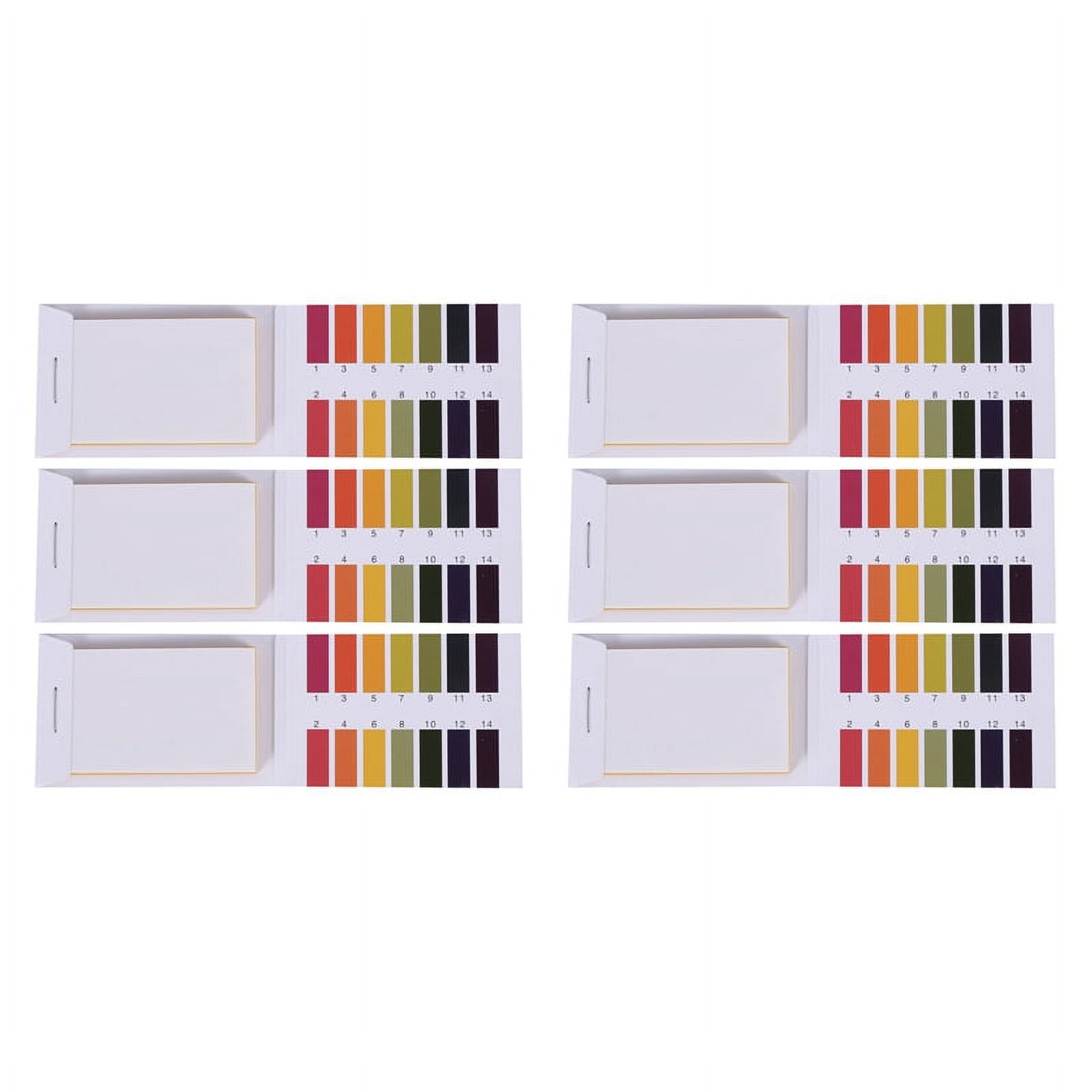 6 set 480 Strips 114 pH litmus paper ph test strips water cosmetics soil pH Test Paper
