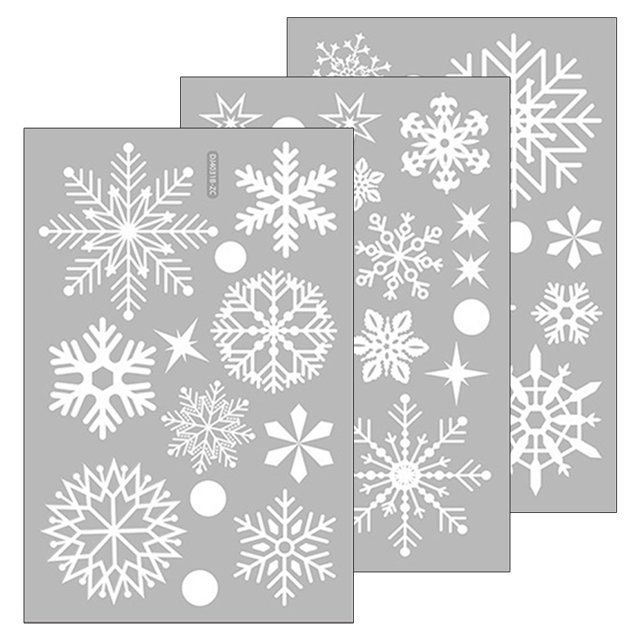 6 sheets of Static Glass Window Film Removable Window Film Living Room