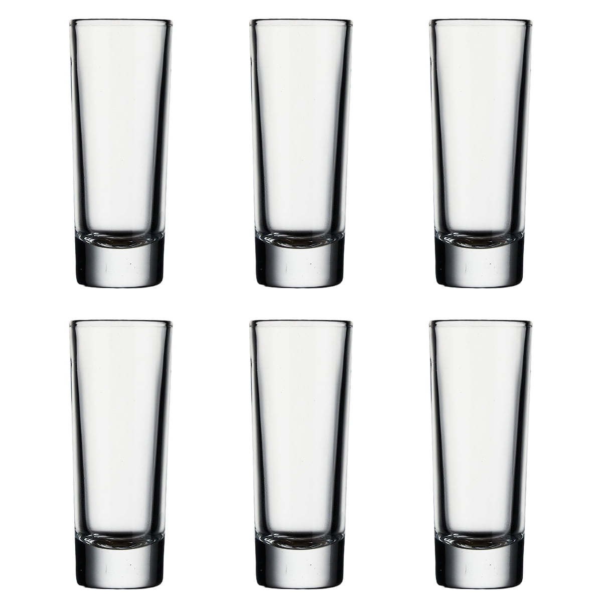 6 small wine glasses thick base transparent whisky tequila glass