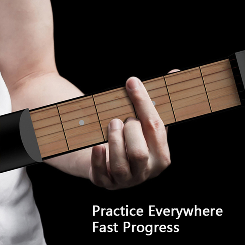 6 strings guitar trainer 1Pc 6 Strings Portable Guitar Trainer Mini