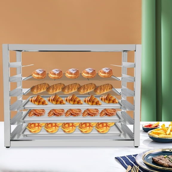 6-tier Pan Rack Baking Tray Racks Bakery Rack 201 Stainless Steel And Rubber 44.09 lbs Each Ter Four Non-slip Feet