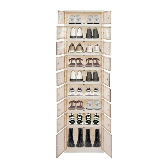 6-tier Shoe Organizer, Home Foldable Shoe Storage Box, Portable Shoe Storage Cabinet
