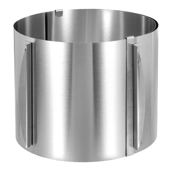 6" to 12" Cake Ring 16cm High Adjustable Round Cake Ring Stainless Steel Mousse Baking Moulds Bakeware Supplies