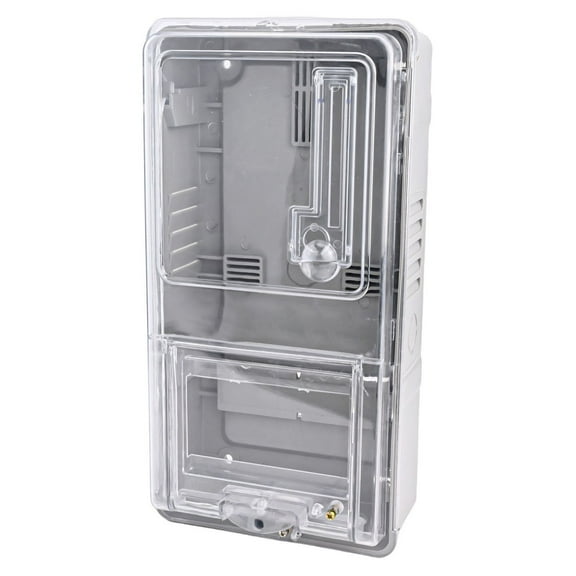 6-way Single-phase Meter Box Household Transparent PC Plastic Electric Meter Box A