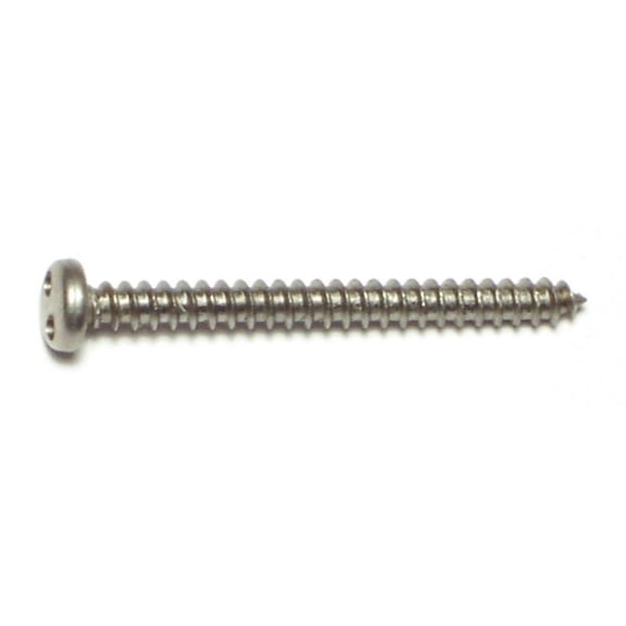 #6 x 1-1/2" 18-8 Stainless Spanner Security Pan Sheet Metal Screws (10 pcs.)