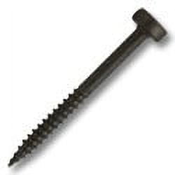 #6 x 1-1/2 in. Plain and Dry Lubed #2 Square Modified Pan Head Fine Thread Double Auger Self-Tapping 1000 Per Box