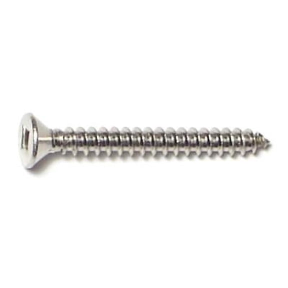 #6 x 1-1/4" 18-8 Stainless Square Flat Sheet Metal Screws SMSFSS-307 (30 pcs.)
