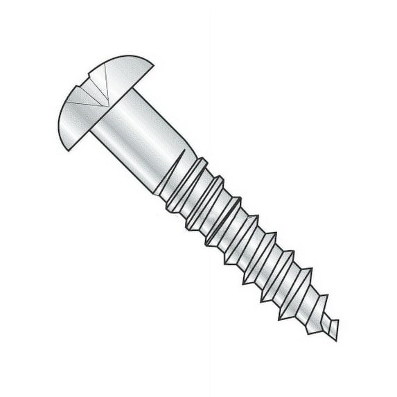#6 x 1 1/4" Wood Screws / Phillips / Round Head / Steel / Zinc Plating (Quantity: 4000 pcs)