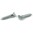 thumbnail image 1 of #6 x 1 1/4" Wood Screws / Slotted / Flat Head / Steel / Zinc - 5000 Piece Carton, 1 of 1