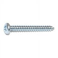 thumbnail image 1 of #6 x 1-1/4" Zinc Plated Steel Phillips Pan Head Sheet Metal Screws SMSPS-175, 1 of 1