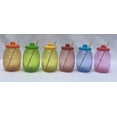 thumbnail image 1 of 6 x 1/2 Lt - 16oz Muti-color vitroleros aguas frescas favorite drink new Mexico w/straws, 1 of 1