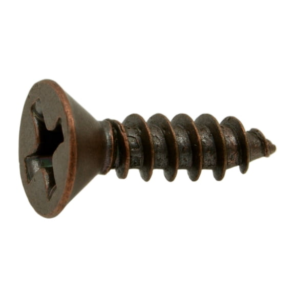 #6 x 1/2" Phillips Flat Head Decorative Sheet Metal Screws SMSFB-068 (40 pcs.)
